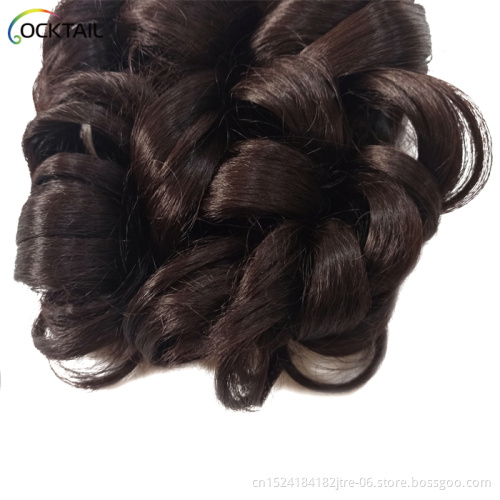 Kanekalon  high temperature fiber body wave synthetic braiding hair, new design french curls synthetic braiding hair